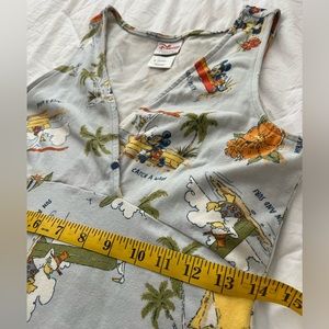 Disney Hawaiian Tropical faux wrap dress - Small